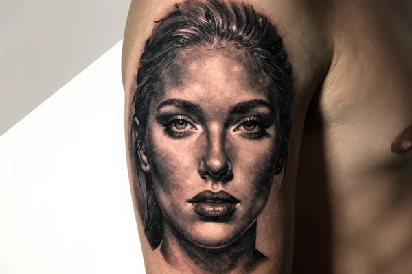 Celebrity-style portrait (generic face)